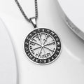 Naszyjnik Kompas Vegvisir Wisiorek Wiking