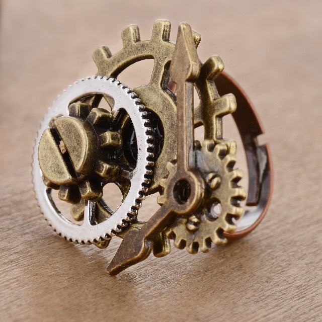 Pierścionek Steampunk