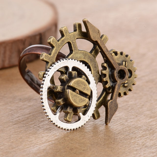Pierścionek Steampunk