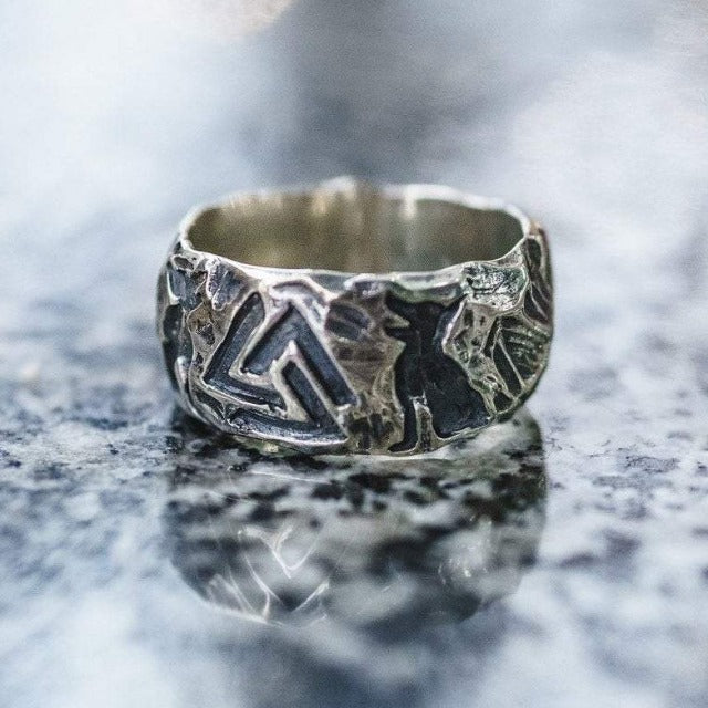 Pierścień Wikingów Valknut