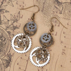 Biżuteria Kolczyki Steampunk 