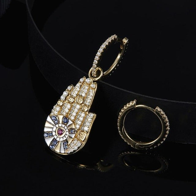 Kolczyk z Ręką Fatimy