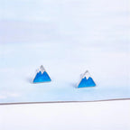 Kolczyki sztyfty w kształcie trójkąta Iceberg