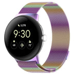Bransoletka ze stali Milan Magnetyczna Smartwatch Google Pixel Watch 1 & 2 tęczowa