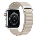 Bransoletka Apple Watch z zapięciem sportowym beżowa