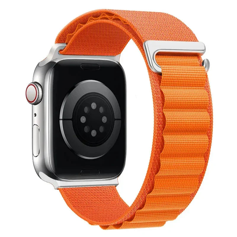 Bransoletka Apple Watch z zapięciem sportowym pomarańczowa