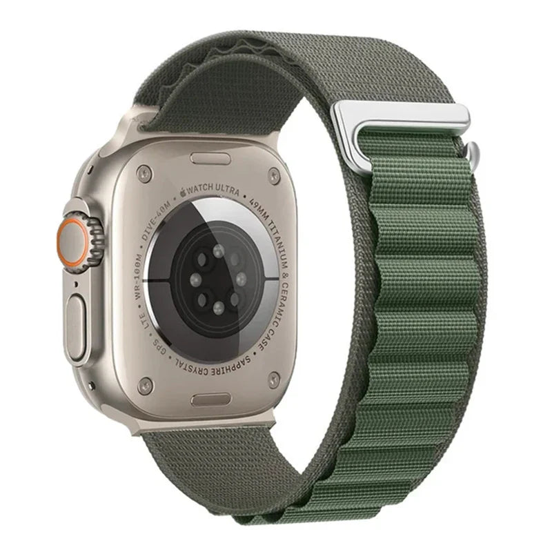 Bransoletka Apple Watch z zapięciem sportowym zielona