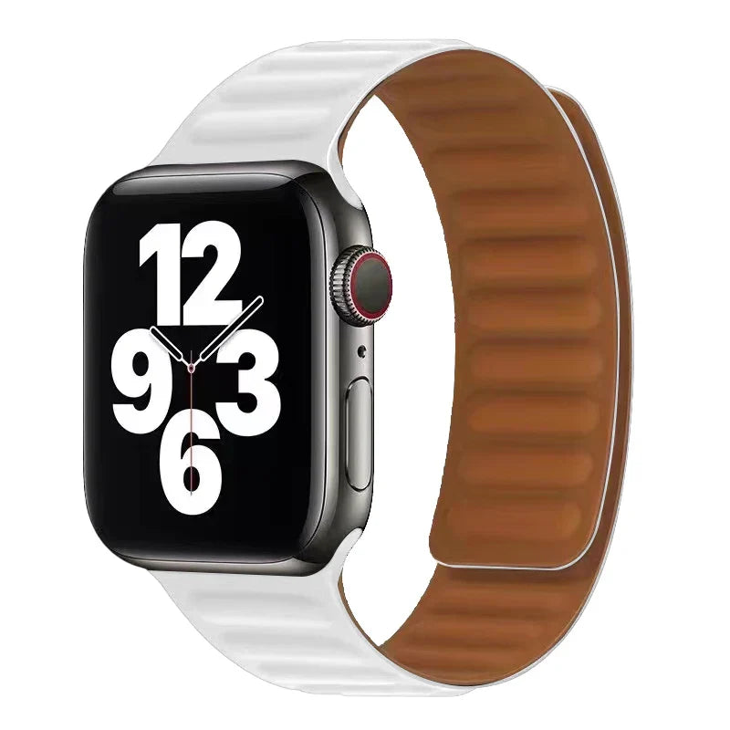 Bransoletka Apple Watch z magnetycznym zapięciem biała