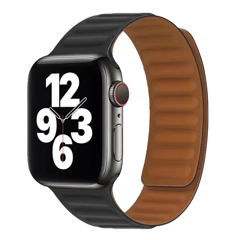 Bransoletka Apple Watch z magnetycznym zapięciem czarna