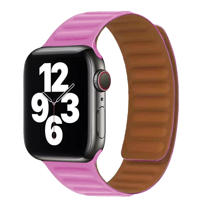 Bransoletka Apple Watch z magnetycznym zapięciem różowa