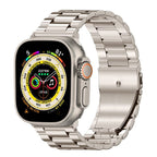 Bransoletka Apple Watch ze stali nierdzewnej w kolorze kości słoniowej