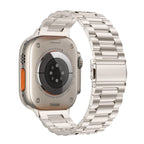 Bransoletka Apple Watch ze stali nierdzewnej w kolorze srebrnym