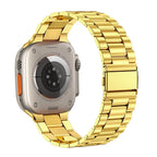 Bransoletka Apple Watch ze stali nierdzewnej w kolorze złotym