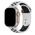 Bransoletka sportowa Apple Watch biała i czarna