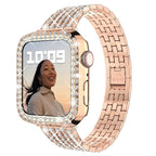 Bransoletka Apple Watch Diament dla Kobiet różowe złoto