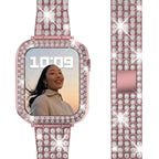 Bransoletka Apple Watch Diament dla Kobiet różowa