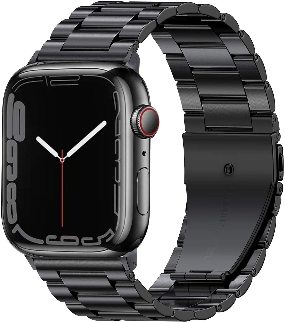 Bransoletka Apple Watch ze stali ultra odpornej czarna