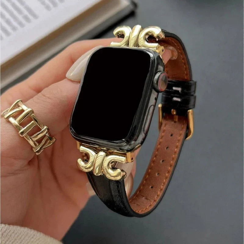 Bransoletka Apple Watch ze skóry dla kobiet