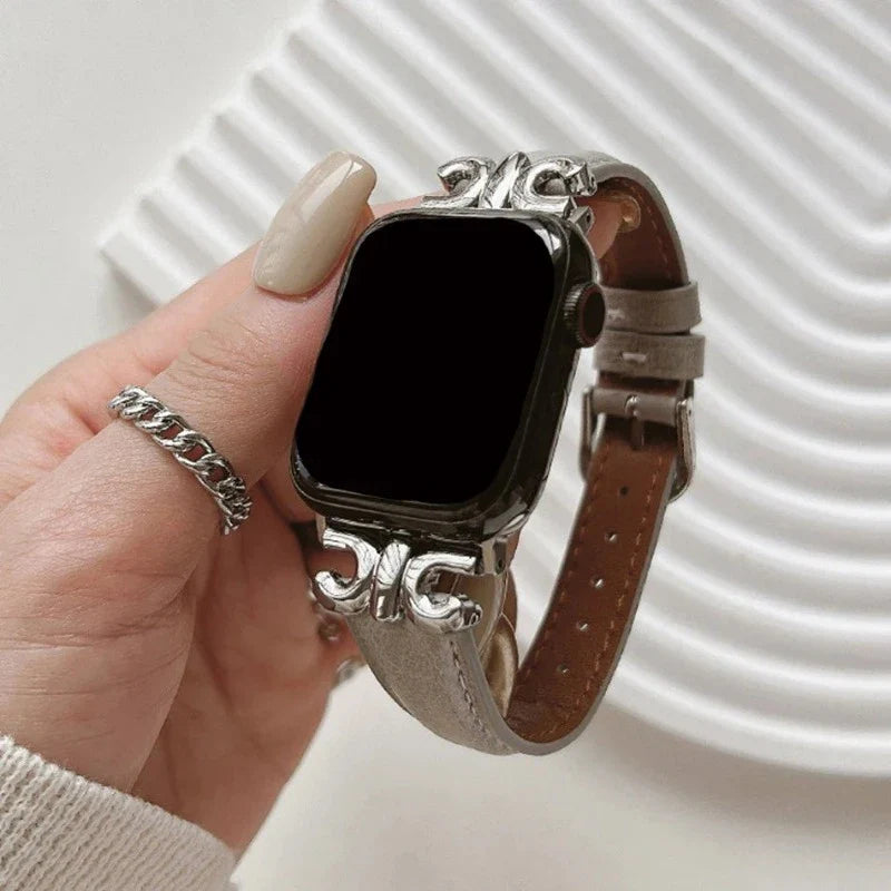 Bransoletka Apple Watch ze skóry dla kobiet