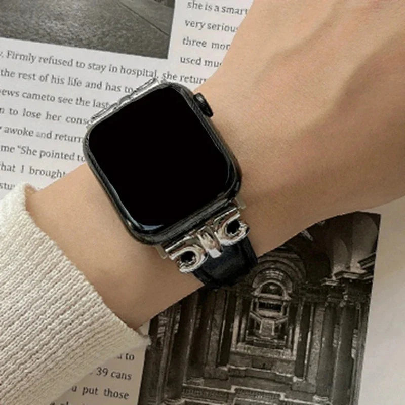 Bransoletka Apple Watch ze skóry dla kobiet