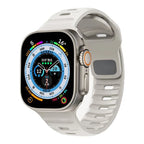 Bransoletka Apple Watch z chirurgicznego silikonu beżowa