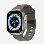 Bransoletka Apple Watch z chirurgicznego silikonu szara