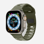 Bransoletka Apple Watch z chirurgicznego silikonu zielona