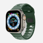 Bransoletka Apple Watch z chirurgicznego silikonu zielona