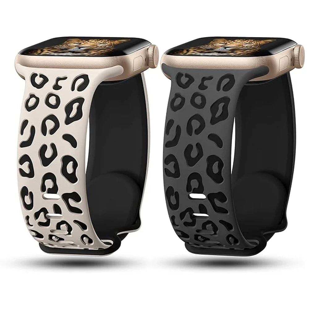 Bransoletka Apple Watch w wzór lamparta