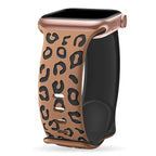 Bransoletka Apple Watch w brązowy wzór lamparta