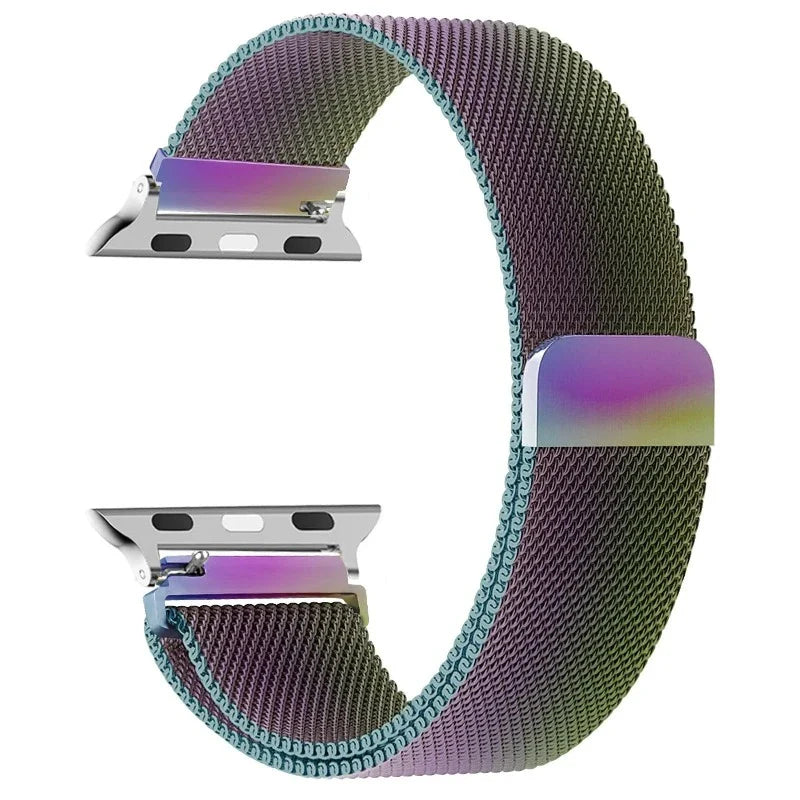 Magnetyczna bransoleta Apple Watch ze stali niebieska gwiazda