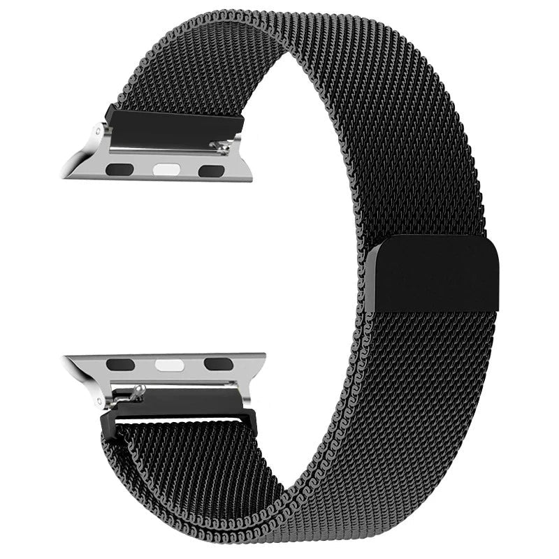 Magnetyczna bransoleta Apple Watch ze stali czarna