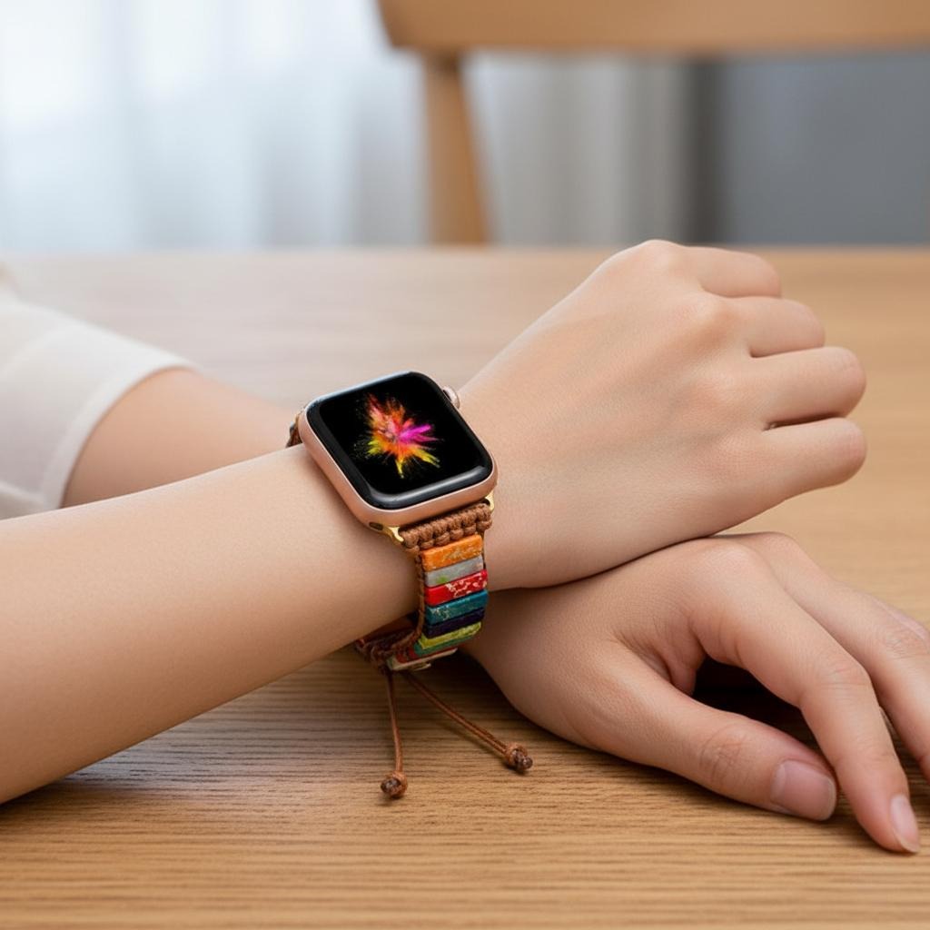 Pasek Apple Watch z naturalnym kamieniem