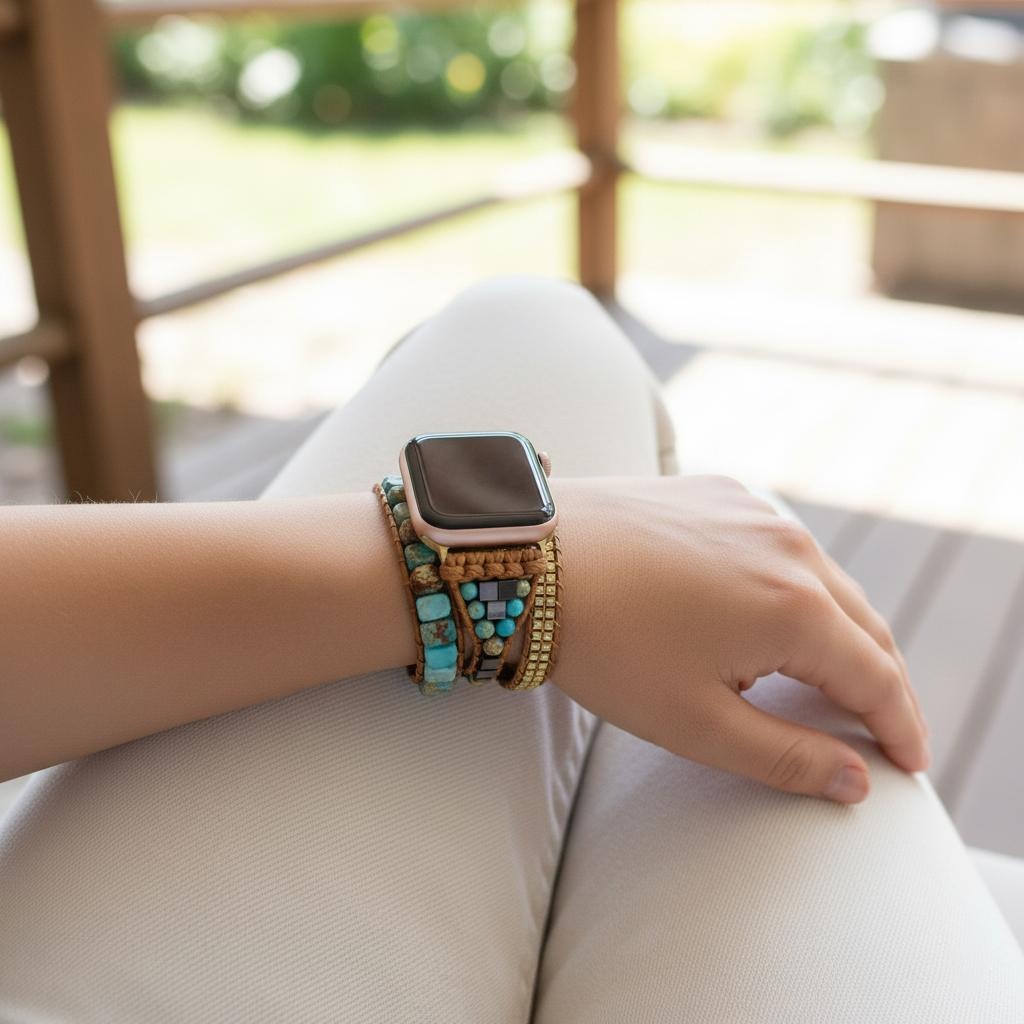 Pasek Apple Watch z naturalnym kamieniem