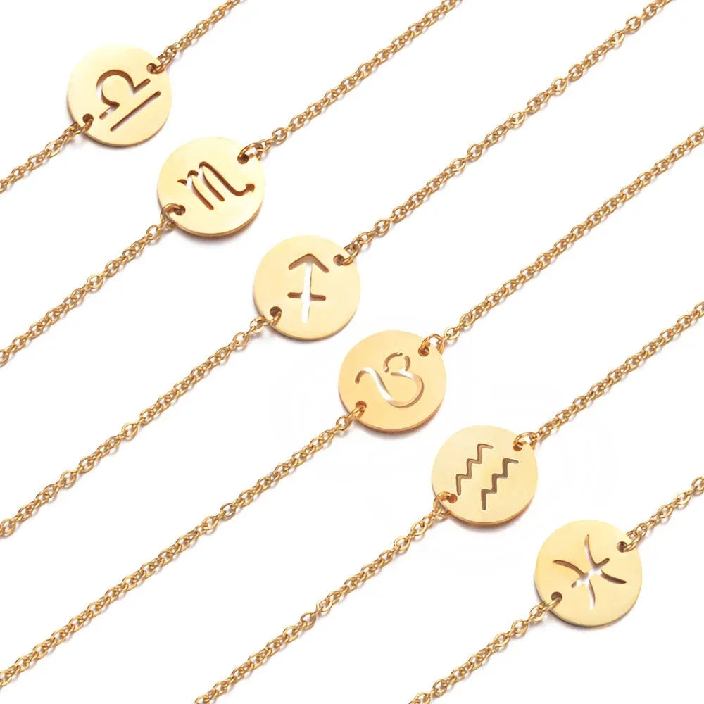 Bransoletka z zawieszką znaku zodiaku astrologicznego