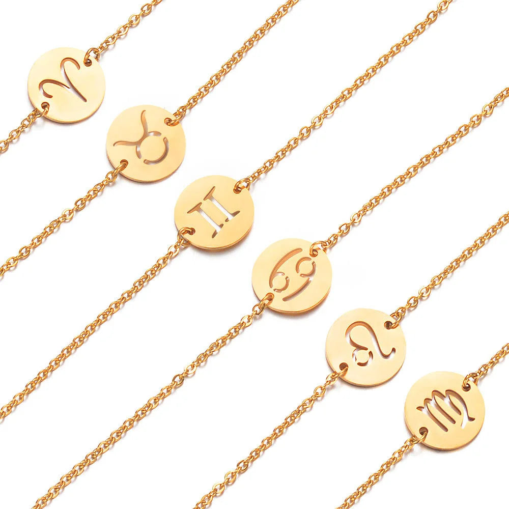 Bransoletka z zawieszką znaku zodiaku astrologicznego