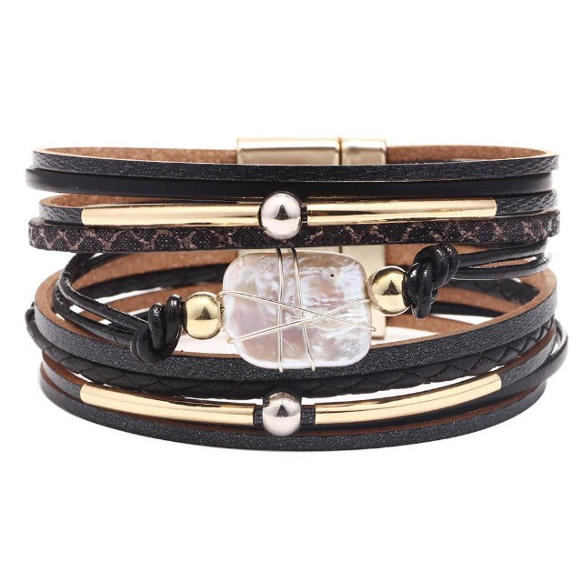 Bransoletka Boho Chic czarna
