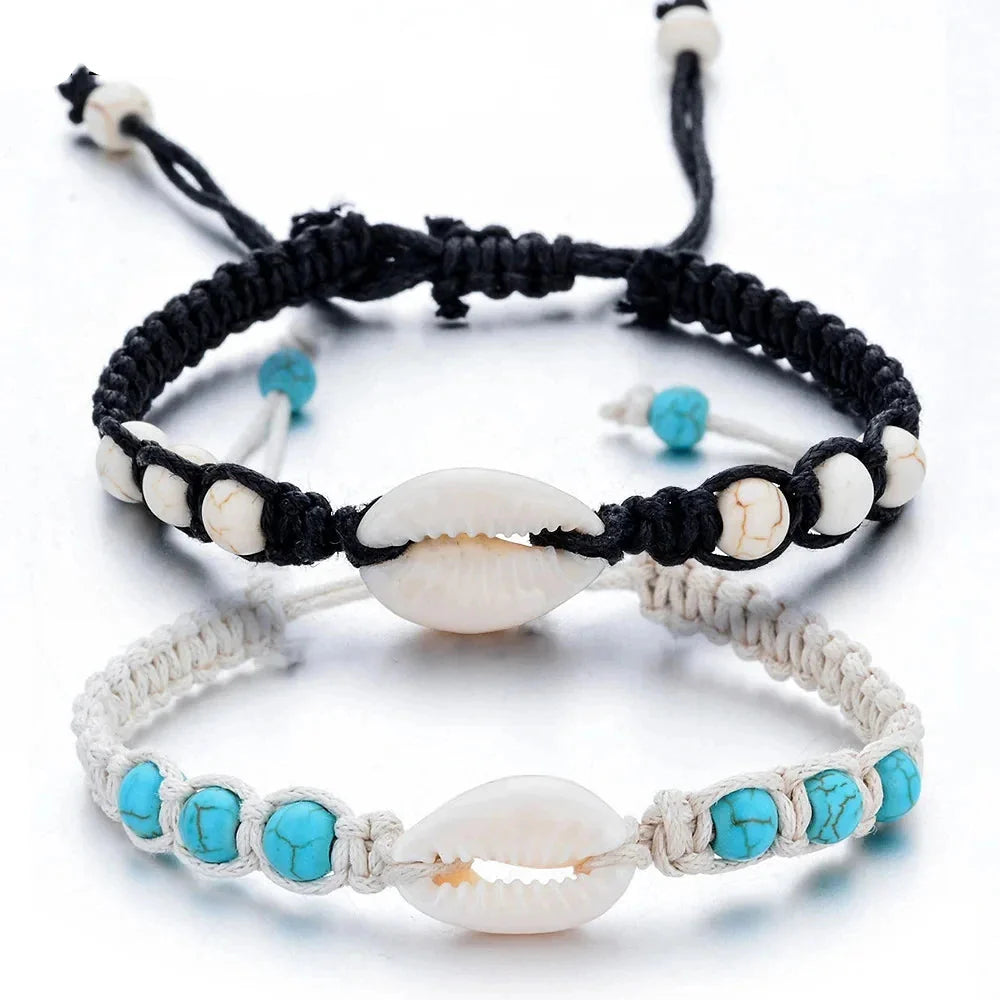 Bransoletka Boho Muszla Cauri 2