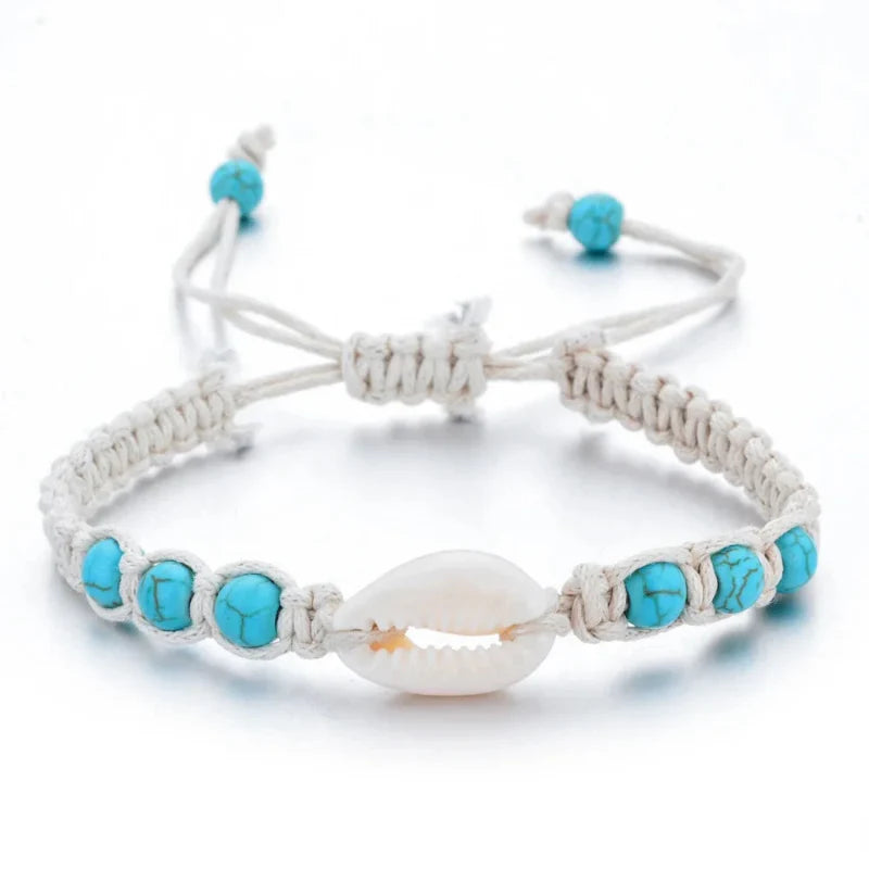 Bransoletka Boho Muszla Cauri 1