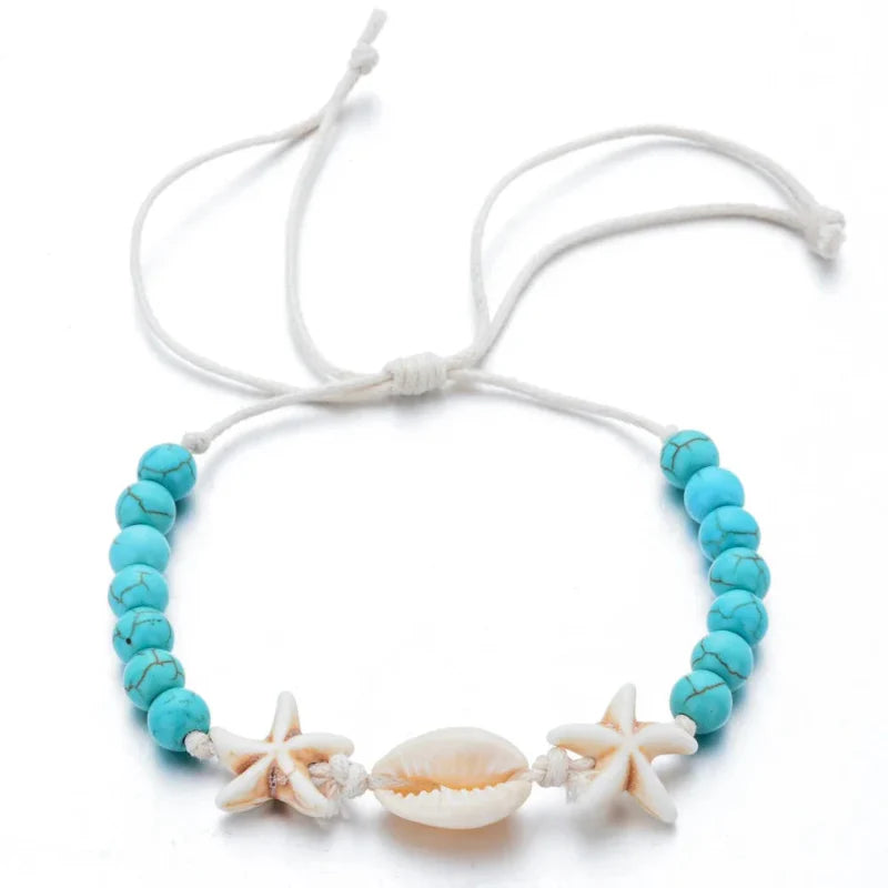 Bransoletka Boho Muszla Cauri 3