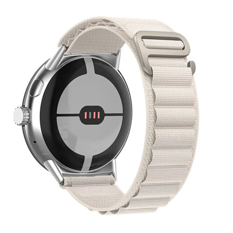 Bransoletka Alpine Smartwatch Google Pixel Watch 1 & 2 z klamrą beżowa