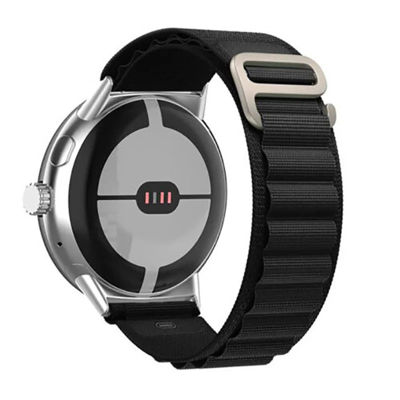 Bransoletka Alpine Smartwatch Google Pixel Watch 1 & 2 z klamrą czarna
