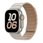 Magnetyczny pasek zamienny do Apple Watch biało-beżowy