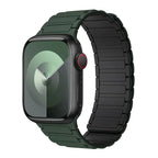 Magnetyczny pasek zastępczy do Apple Watch zielono-czarny