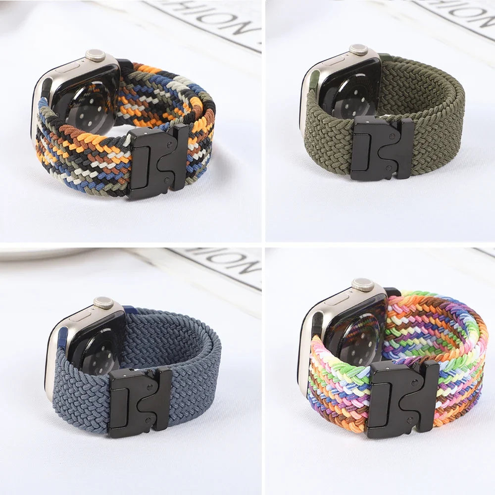 Pasek zamienny do Apple Watch z linki spadochronowej 
