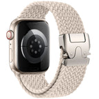 Pasek zamienny do Apple Watch z beżowej linki spadochronowej
