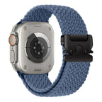 Pasek zamienny do Apple Watch z niebieskiej linki spadochronowej