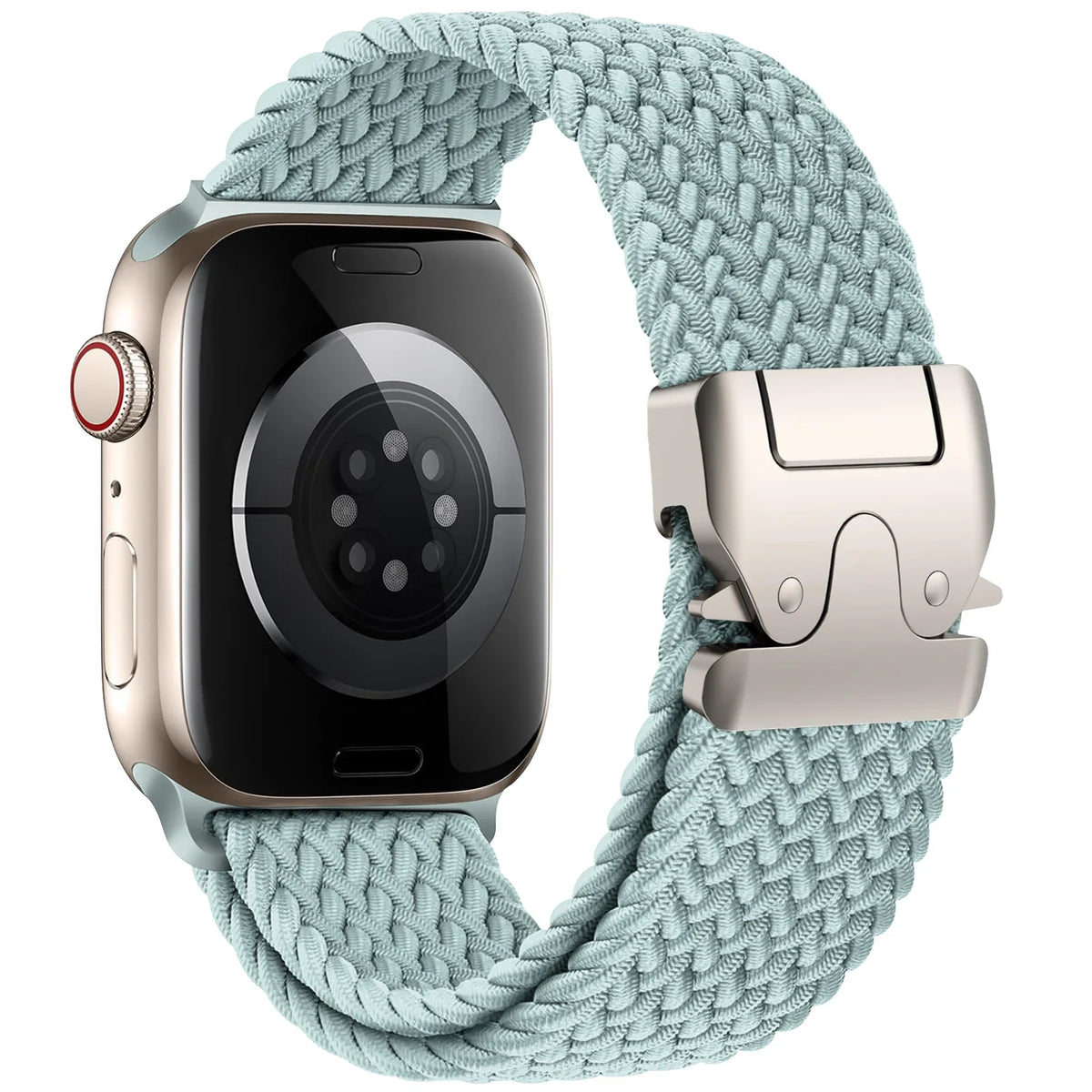 Pasek zamienny do Apple Watch z cyjanowej linki spadochronowej