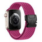 Pasek zamienny do Apple Watch z fuksjowej linki spadochronowej