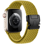 Pasek zamienny do Apple Watch z żółtej linki spadochronowej